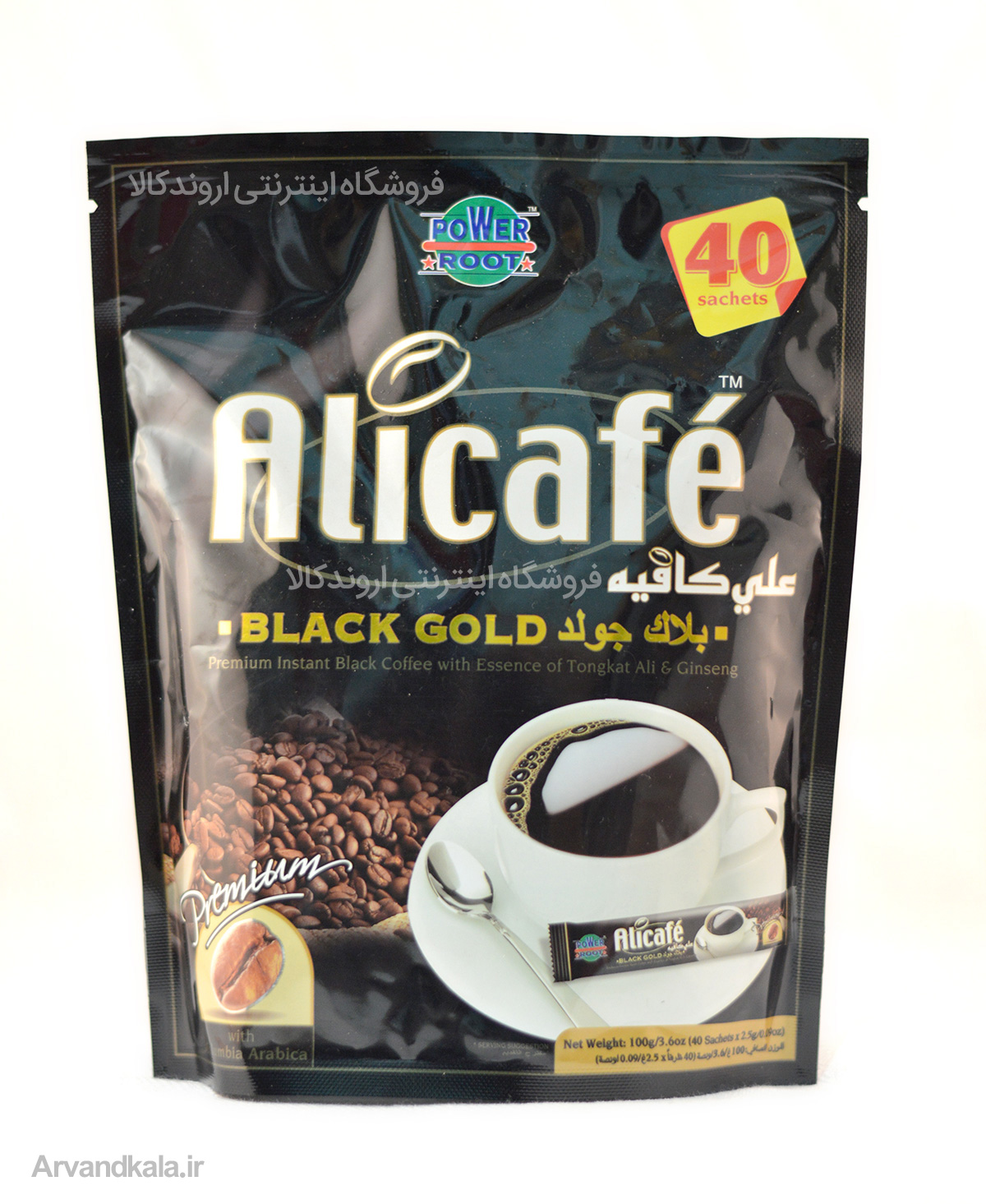 فهوه مشکی تلخ Black Gold
