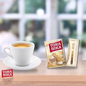 Kopi Tora Bika creamy latte tanpa ampas Kopi dengan Gula bisa diatur
