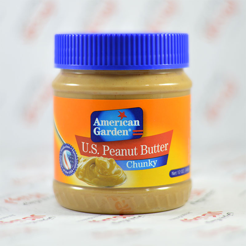 کره بادام زمینی آمریکن گاردن American Garden مدل Chunky