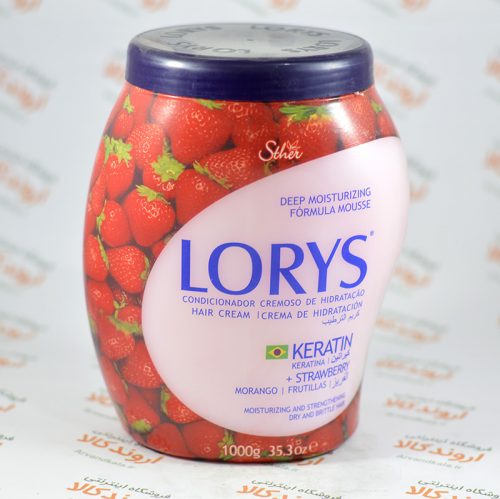 ماسک مو lorys مدل Keratin & Strawberry