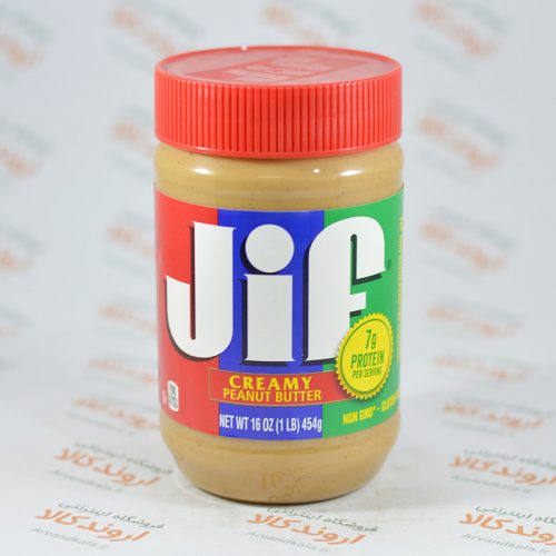 کره بادام زمینی جیف jif مدل creamy