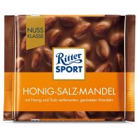 شکلات ریتر اسپرت RITTER SPORT مدل Honey Salt Almonds