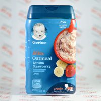 سرلاک گربر gerber مدل Oatmeal با طعم موز و توت فرنگی