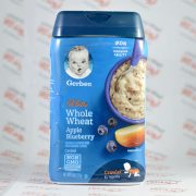 سرلاک گربر gerber مدل Whole Wheat با طعم سیب و بلوبری