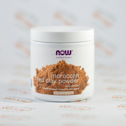 پودر پاکسازی صورت Nowfoods مدل Moroccan Red Clay Powder