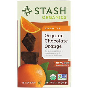 چای گیاهی استش stash مدل Organic Chocolate Orange