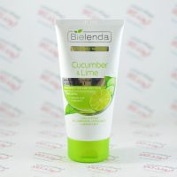 ژل شستشوی صورت سه در یک بی لندا Bielenda مدل Cucumber & Lime