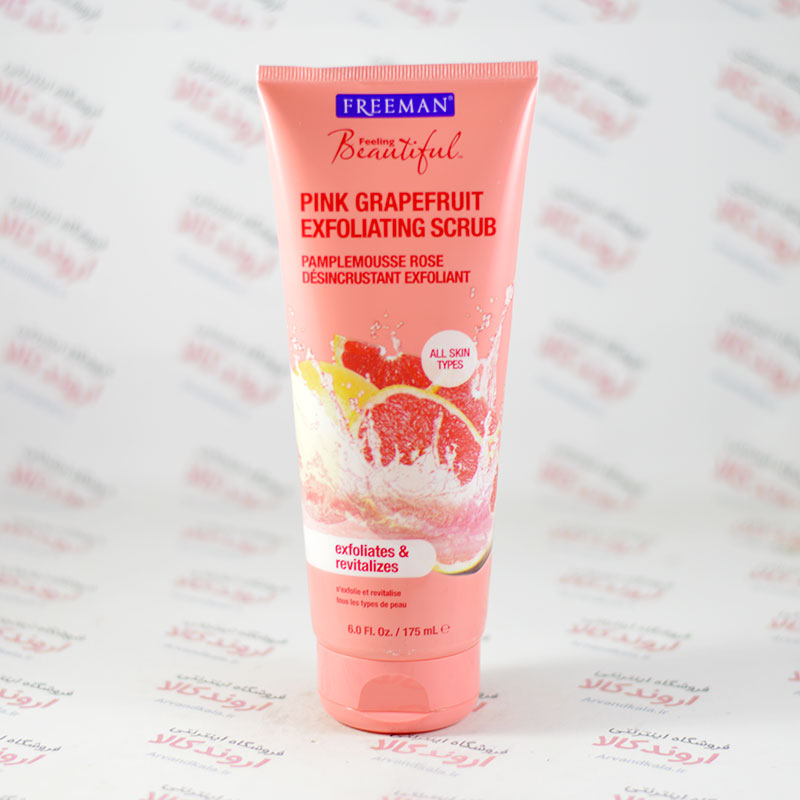 اسکراب صورت فریمن FREEMAN مدل PINK GRAPEFRUIT