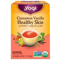 چای بدون کافئین سلامت پوست یوگی yogi مدل Cinnamon Vanilla