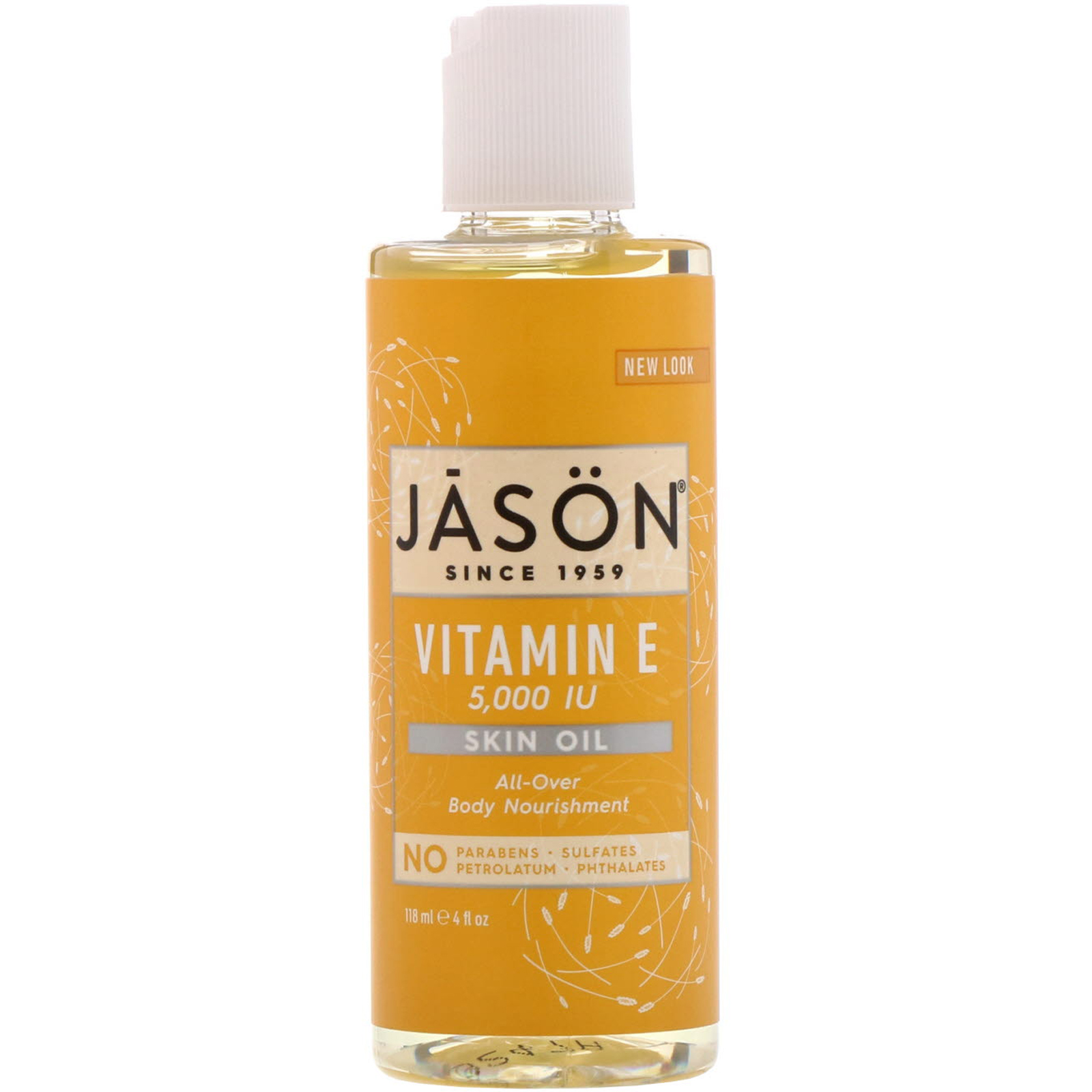 روغن پوست ویتامین E برند Jason Natural مدل Vitamin E Skin Oil