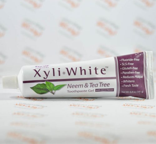 خمیر دندان ارگانیک now foods سری XyliWhite مدل Neem & Tea Tree