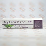 خمیر دندان ارگانیک now foods سری XyliWhite مدل Neem & Tea Tree