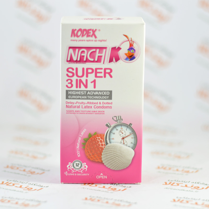 کاندوم kodex مدل Super 3 in 1
