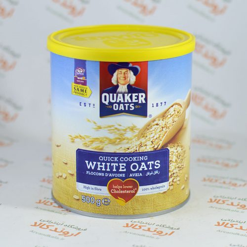 جو دو سر سفید کواکر QUAKER مدل WHITE OATS