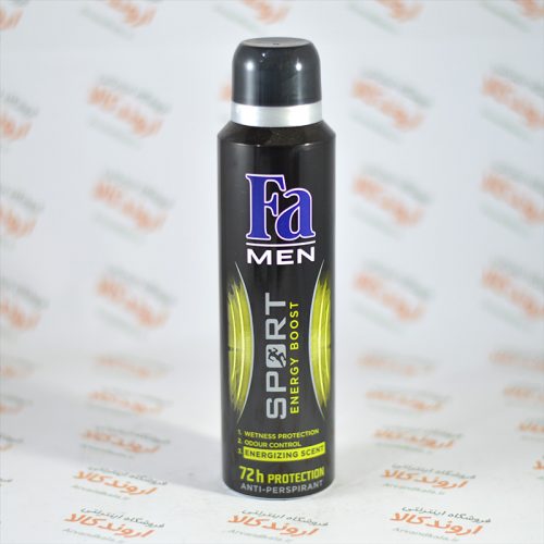 اسپری بدن ضد تعریق فا Fa MEN مدل SPORT ENERGY BOOST