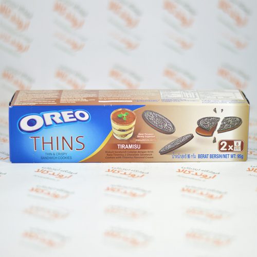 بیسکویت اوریو OREO سری THINS با طعم تیرامیسو