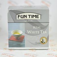 چای سفید فان تایم FUN TIME مدل REAL WHITE TEA
