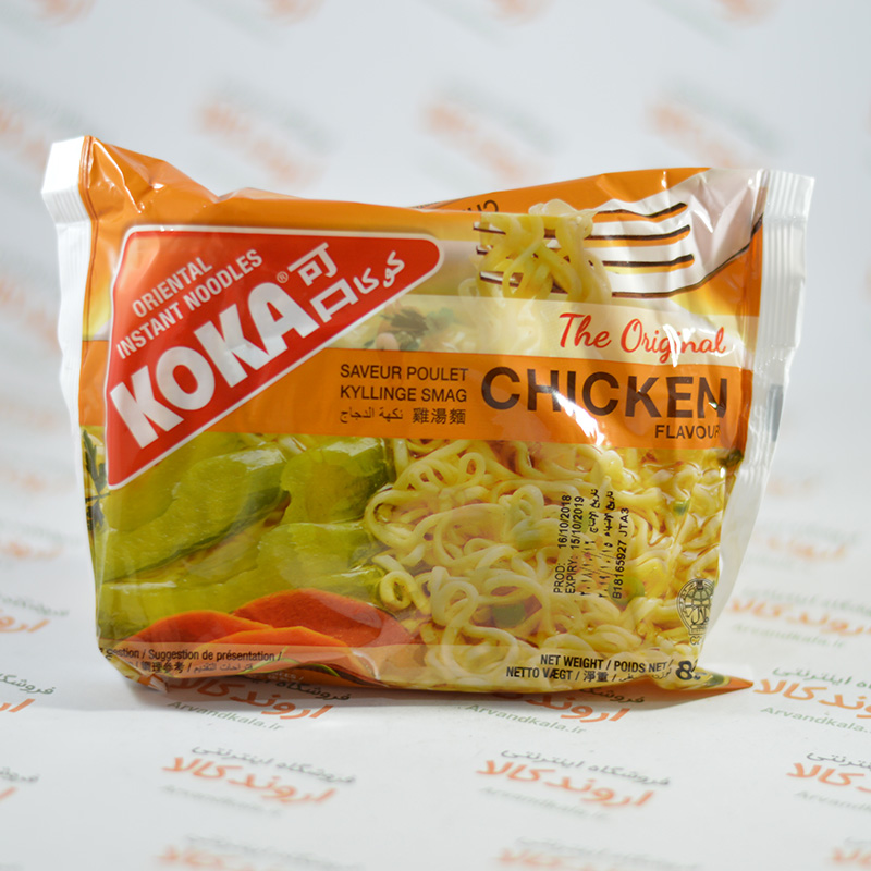 نودل نیمه آماده کوکا KOKA مدل CHICKEN
