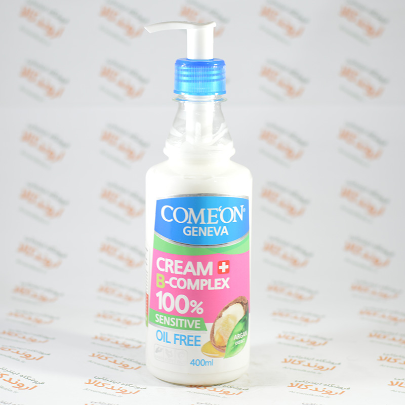 کرم مرطوب کننده پمپی کام آن comeon مدل oil free