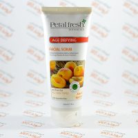 اسکراب صورت جوان کننده پتال فرش petalfresh مدل Aloe & Apricot