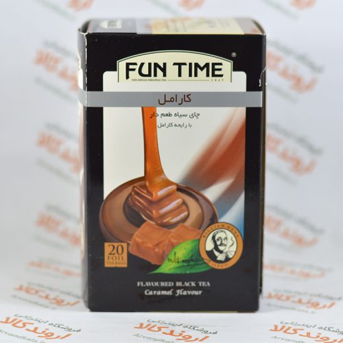 چای سیاه کارامل فان تایم FUN TIME مدل CARAMEL