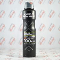 اسپری ضد تعریق لورآل LOREAL مدل BLACK MINERAL
