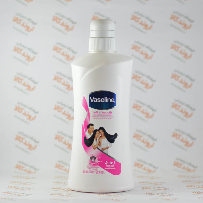 شامپو شیر موی وازلین Vaseline مدل Soft & Smooth