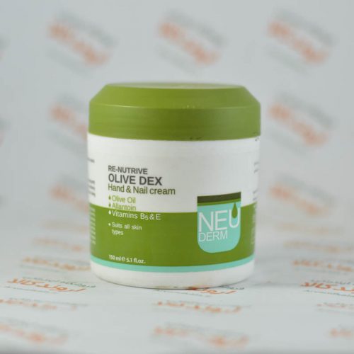 کرم دست و ناخن نئودرم NEUDERM مدل RENUTRIVE OLIVE DEX