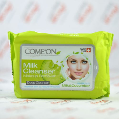 دستمال مرطوب کام آن COME ON مدل MILK CLEANSER