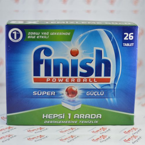 قرص ماشین ظرفشویی فینیش پاوربال finish powerball مدل (26عددی)HEPSI1ARADA