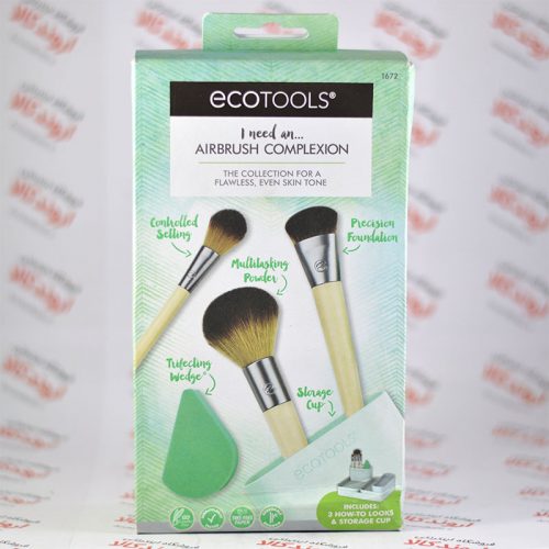 ست قلم آرایشی اکوتولز Ecotools مدل airbrush complexion