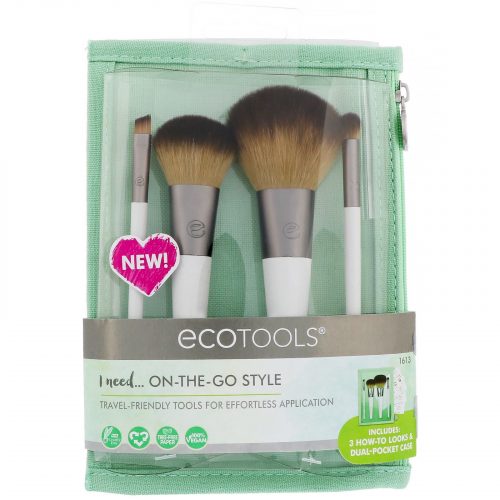 ست قلم آرایشی چهار عددی EcoTools مدل On The Go Style