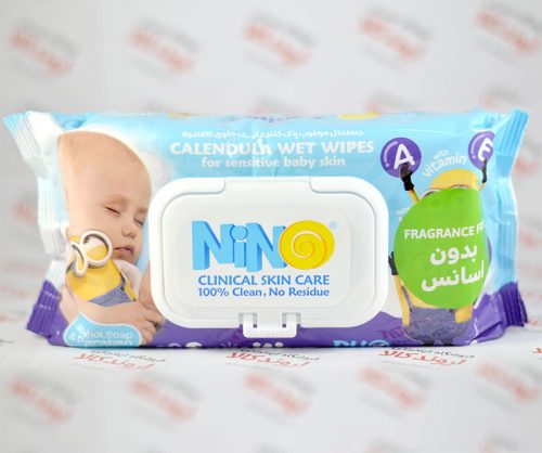 دستمال مرطوب نینو Nino مدل Clinical Skin Care