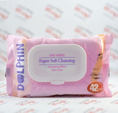 دستمال مرطوب دلفین Dolphin مدل Super Soft