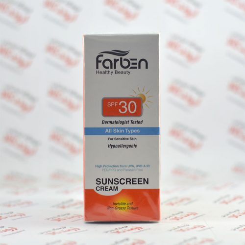 ضد آفتاب فاربن Farben مدل SPF 30