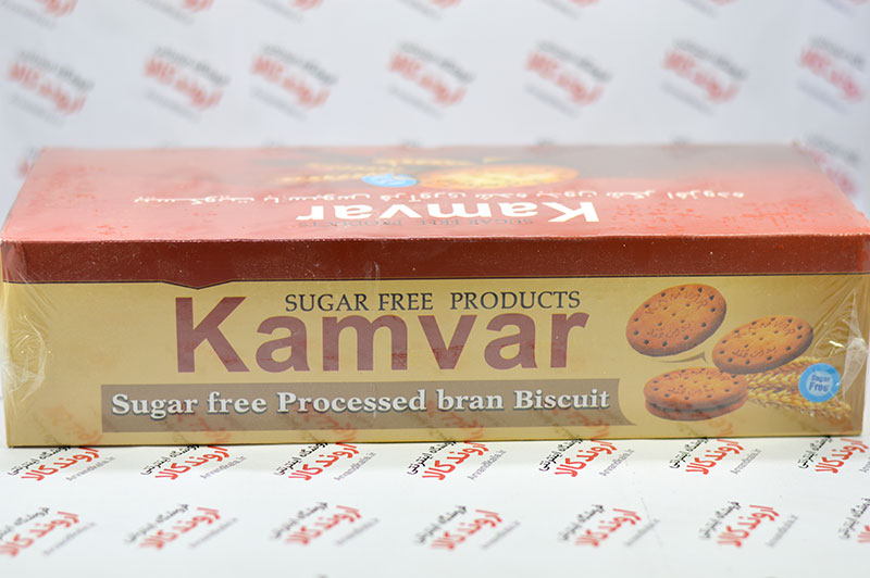 بیسکوییت سبوس دار بدون قند کامور Kamvar 900gr