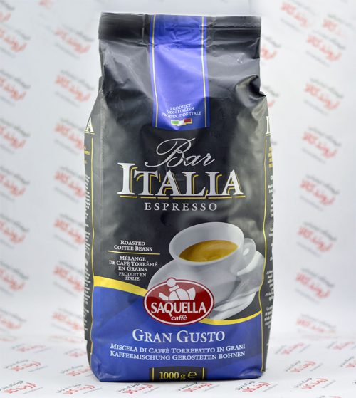 دانه قهوه Saquella سری ایتالیا مدل Gran Gusto (1kg)