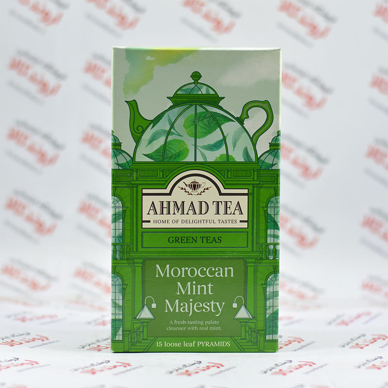 دمنوش چای سبز احمد Ahmad مدل Moroccan Mint