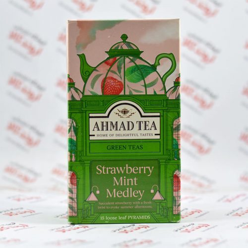دمنوش چای سبز احمد Ahmad مدل Strawberry Mint