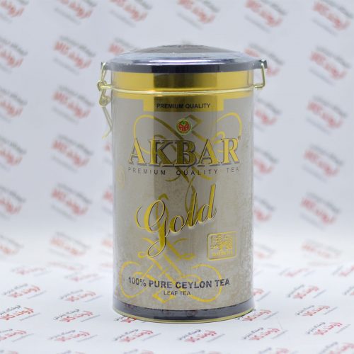 چای قوطی اکبر Akbar مدل Gold