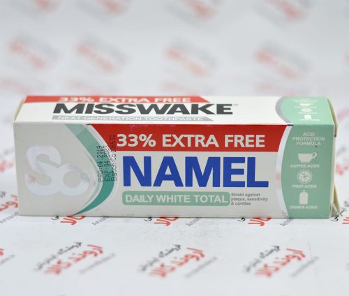خمیر دندان سفیدکننده روزانه میسویک Misswake مدل Namel Daily White