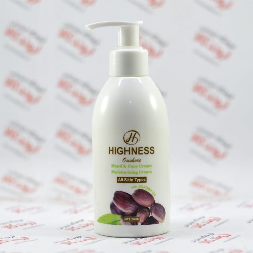 کرم دست و صورت پمپی هاینس Highness مدل Jojoba Oil