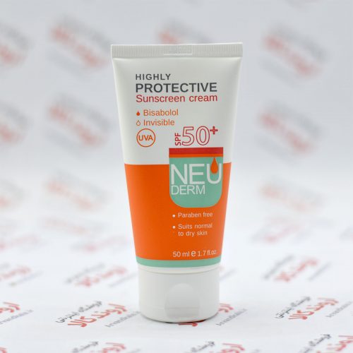 کرم ضد آفتاب بدون رنگ نئودرم Neuderm مدل Dry Skin