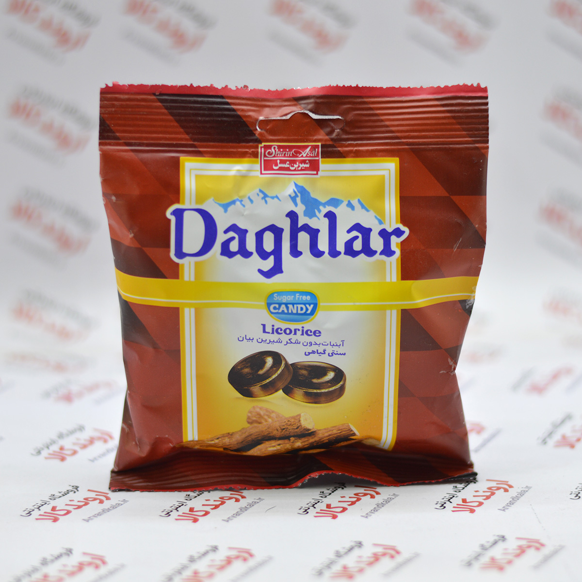 آبنبات بدون شکر داغلار Daghlar مدل Licorice