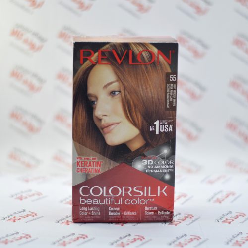 کیت رنگ مو رولون Revlon مدل Light Reddish Brown 55