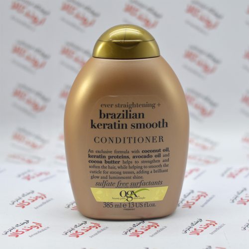 نرم کننده مو بدون سولفات او جی ایکس Ogx مدل Keratin Smooth