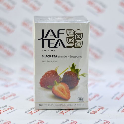 چای توت فرنگی و تمشک جف تی Jaf Tea مدل Strawberry & Raspberry