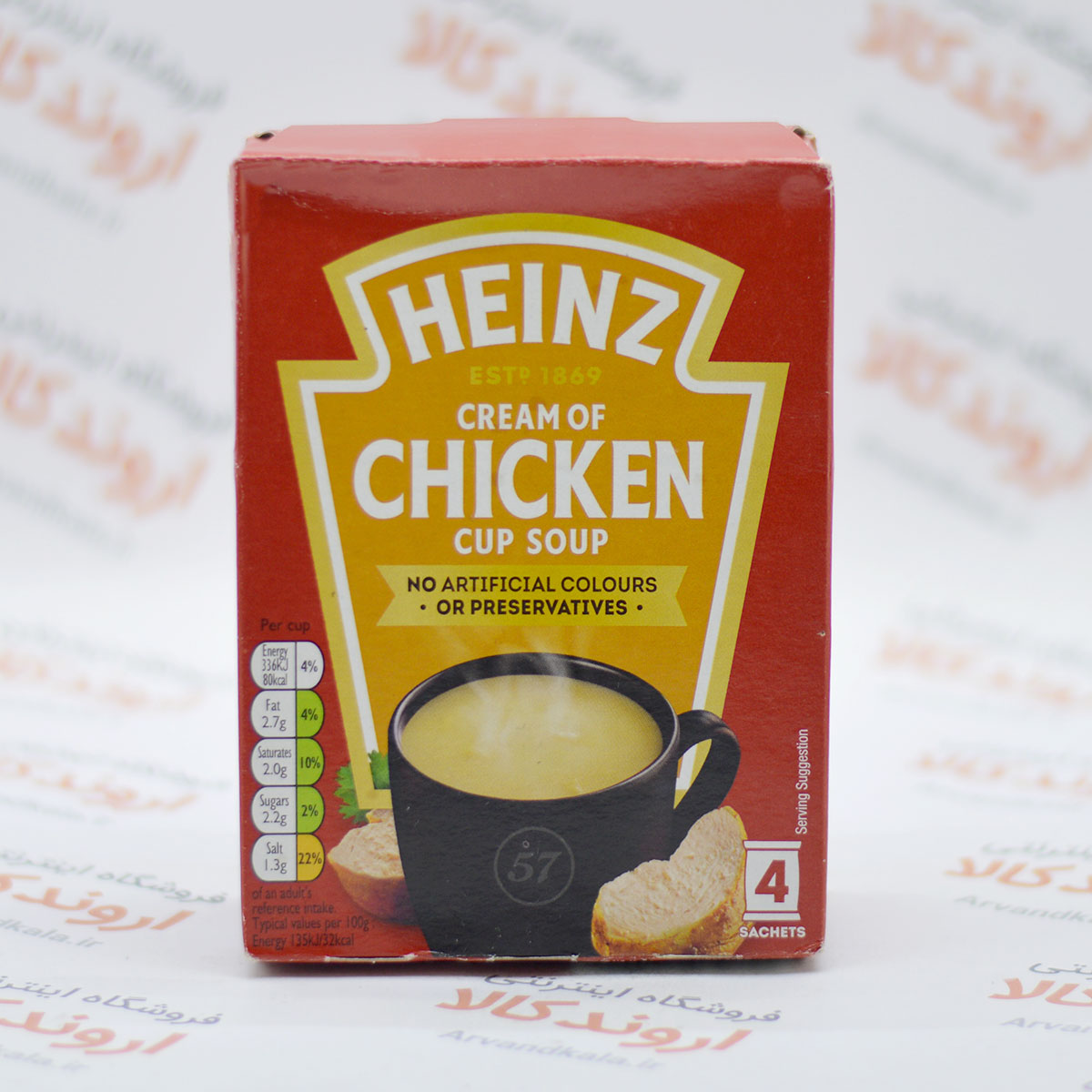 سوپ نیمه آماده هاینز Heinz مدل Chicken