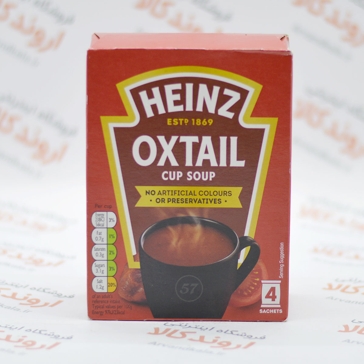 سوپ نیمه آماده هاینز Heinz مدل Oxtail 