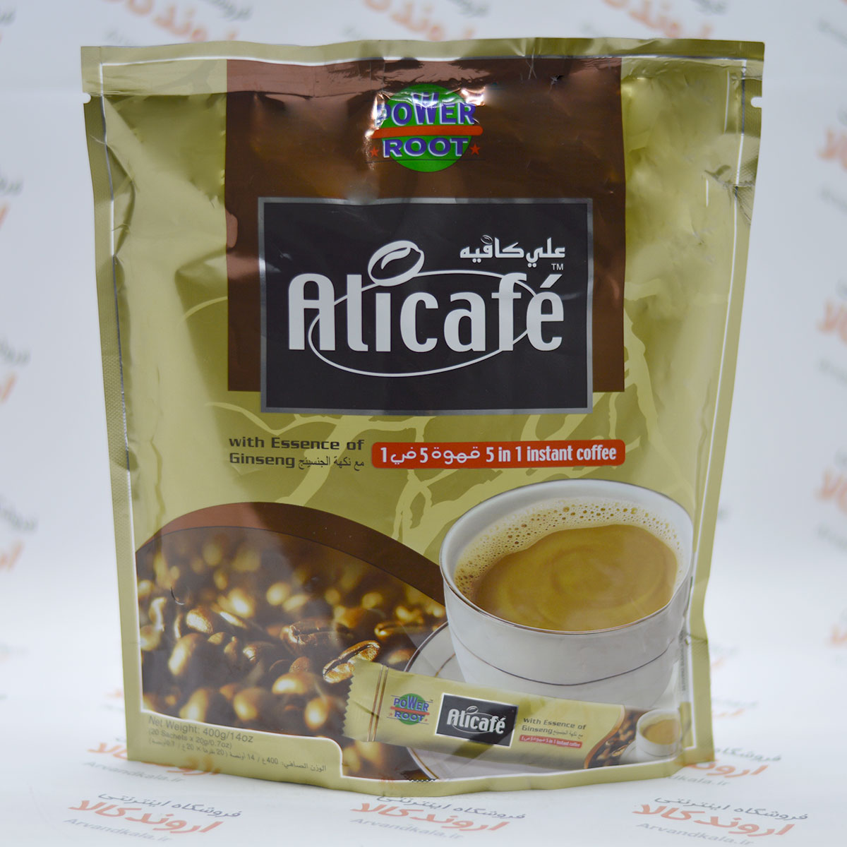 قهوه فوری علی کافه Alicafe مدل Ginseng 